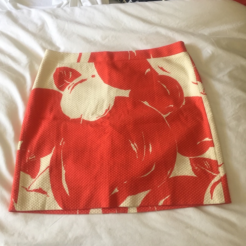 J.Crew Apple Print Mini Skirt, size 6